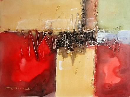 Abstract Color oil painting